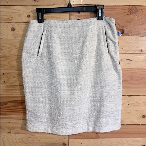 Halogen Dresses & Skirts - Halogen Cream Textured Pencil Skirt